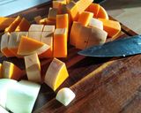 Une image de l'étape 1 de Velouté au butternut.