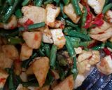 Foto langkah ke 2 dari resep Tumis simpel kacang panjang tahu.