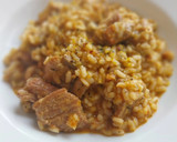 Foto del paso 12 de la receta: Arroz meloso mar y montaña de costillas y sofrito de sepia