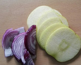 Foto del paso 1 de la receta: Aperitivo con manzana y cebolla