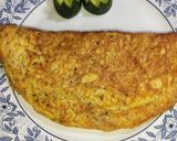 A picture of step 9 of Fluffy Cheese Omelette With Black olives 😋🥚🍽️.