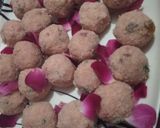 A picture of step 3 of Instant Coconut tutti frutti laddu.