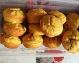 Foto del paso 4 de la receta: Muffins de morrón y aceitunas