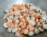 A picture of step 4 of Taro root fry.