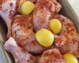 A picture of step 3 of Chicken & Sweet Potato Midweek Traybake 🍠🍋.