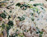 A picture of step 4 of Spinach with Ground Beef Bake.