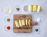Foto del paso 1 de la receta: Patatas deluxe al horno con guacamole