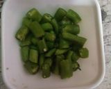 हरी मिर्ची (Hari mirchi recipe in Hindi) रेसिपी चरण 1 फोटो