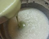 A picture of step 3 of Taro root mor kuzhambu.
