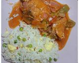 A picture of step 8 of Shashlik With Fried Rice.