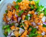 A picture of step 1 of Instant Mixed Veg Uttappam.