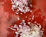 A picture of step 2 of Leftover Fried Chicken on Rice.