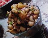 Lobiya ki chaat(spicy potato black eyed beans chaat) recipe step 8 photo