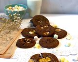 A picture of step 4 of Ragi Marshmallow cookies.