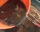 Foto langkah ke 7 dari resep Puding Buah Cocktail Lapis Cokelat.
