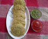 A picture of step 6 of Oats spinach Idli.