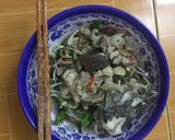 Hình bước làm 7 của món Bún nước lèo trà vinh (theo công thức mình làm lớp trưởng)