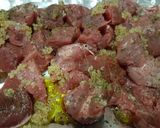 Foto del paso 1 de la receta: Trocitos de carne con verduras y especias