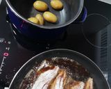 Foto del paso 3 de la receta Caballa, papas arrugadas y mojo picón