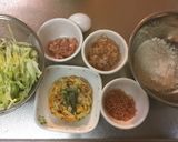 A picture of step 1 of Japanese Pancake ‘Okonomiyaki ‘.