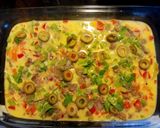 A picture of step 4 of Potato sausage casserole.