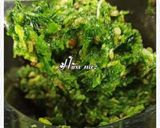 A picture of step 3 of Green Garlic Chutney.