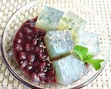 A picture of step 12 of ❁Kanten with Aonori Soy Sauce and Anmitsu❁.