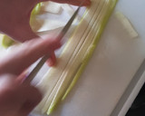 Foto del paso 2 de la receta: Falso tallarín con verduras y pollo al pesto