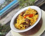A picture of step 6 of Mutton Pulao.