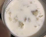 A picture of step 2 of Farfalle paste in potato sauce.