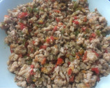 Foto del paso 3 de la receta: Fajitas rellenas de carne picada y pimiento