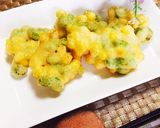 A picture of step 5 of Corn and Edamame Fritters.