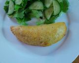 A picture of step 5 of Veg Ď samosa.