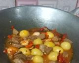Foto langkah ke 3 dari resep Tumis baso udang telur puyuh.