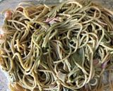 Foto del paso 9 de la receta: Spaghetti integrales al pesto con bacón ahumado