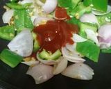 A picture of step 5 of Chilli mushroom & gobhi.