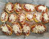 Foto del paso 6 de la receta: Milanesas con pizzetas de papas