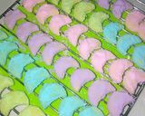 Foto langkah ke 5 dari resep Putri salju keju rainbow.