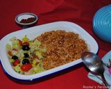 A picture of step 8 of Chickpeas rice.