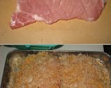A picture of step 1 of Classic Pork Cutlet Bowl (Katsudon).