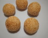 Foto langkah ke 5 dari resep Onde onde isi kacang hijau anti gagal.