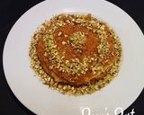 A picture of step 6 of Kunafa with Mozzarella.