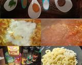 A picture of step 4 of Chess pasta.