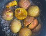 A picture of step 2 of Caramelized Peach 🍑 Lassi.