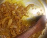 A picture of step 3 of Zucchini & aubergine curry.