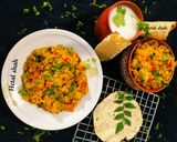 A picture of step 10 of Kathiyawadi Masala Khichdi.