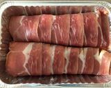 Mozzarellával, sonkával és gombával töltött szűzérme recept fázis 3 fotója