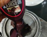 A picture of step 7 of Eggless Chocolate cake with multi grain flour.
