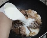 A picture of step 3 of Milky karahi.