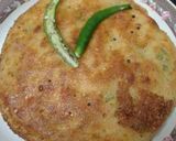 A picture of step 7 of Instant suji handvo/veg suji pancake.